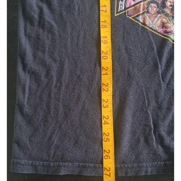 WWE WrestleMania T-Shirt Men’s XL Black Retro Wrestling Ultimate Warrior Graphic - Picture 5 of 6